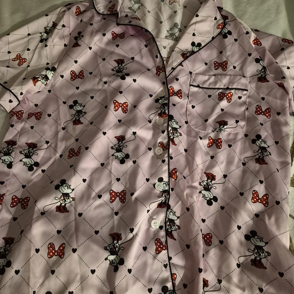 Disney Pink Mickey and Minnie Pajama Set - Picture 4 of 4